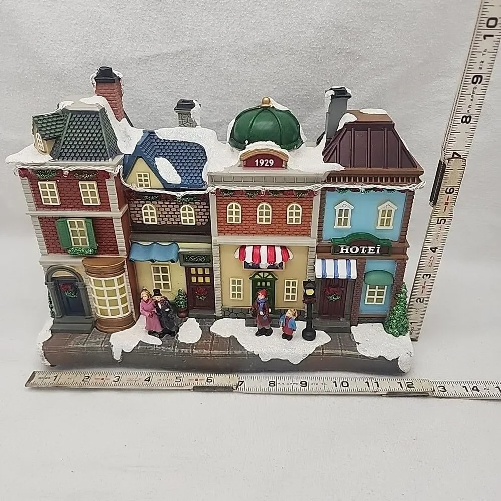 House Moments in Time Nature's Mark 1929 Christmas Village LED Lights and Music